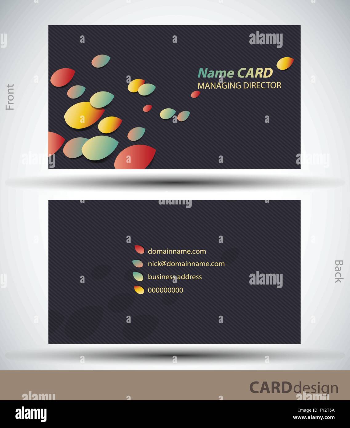 Card design template Stock Vector Image & Art - Alamy