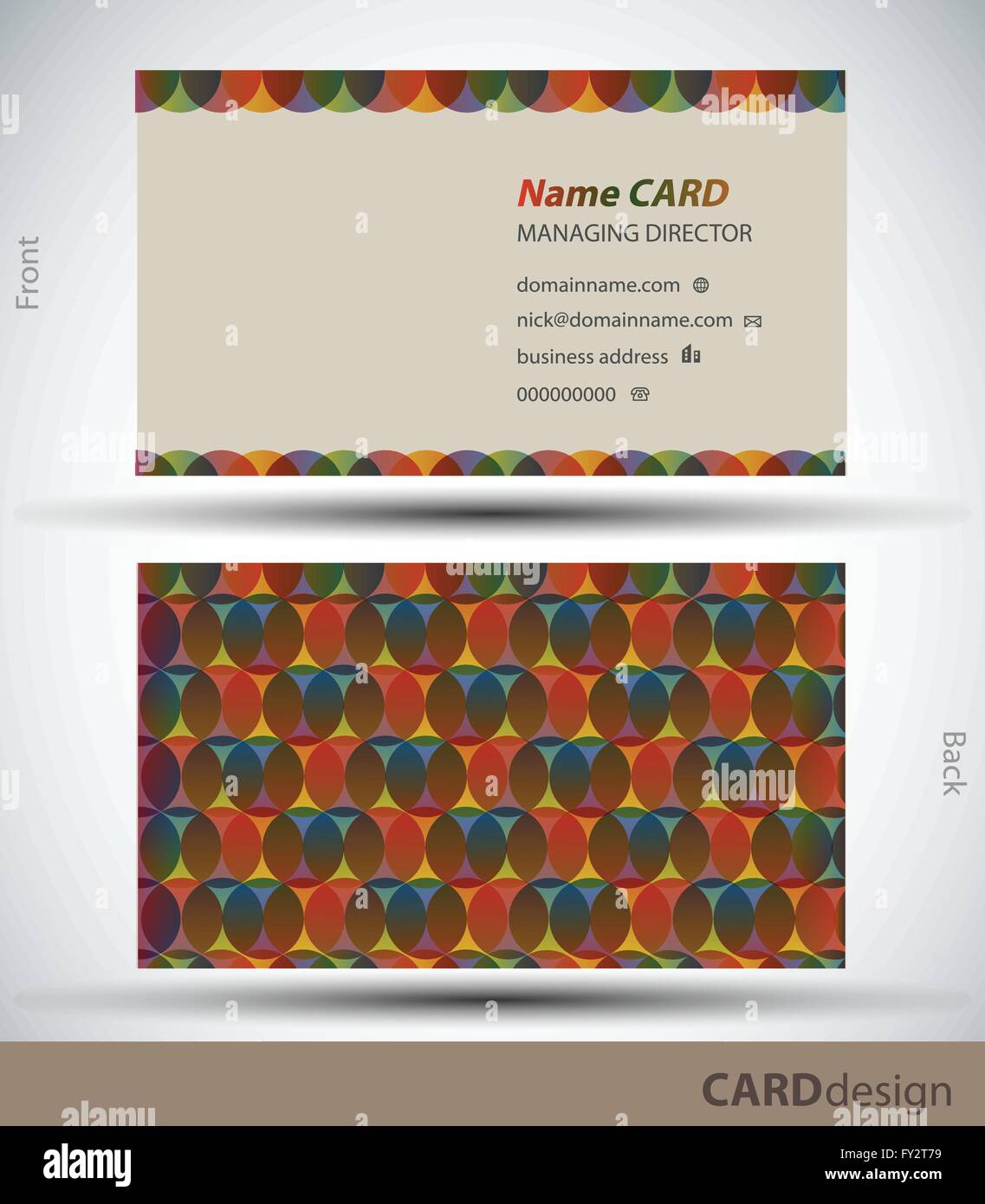 Card design template Stock Vector Image & Art - Alamy