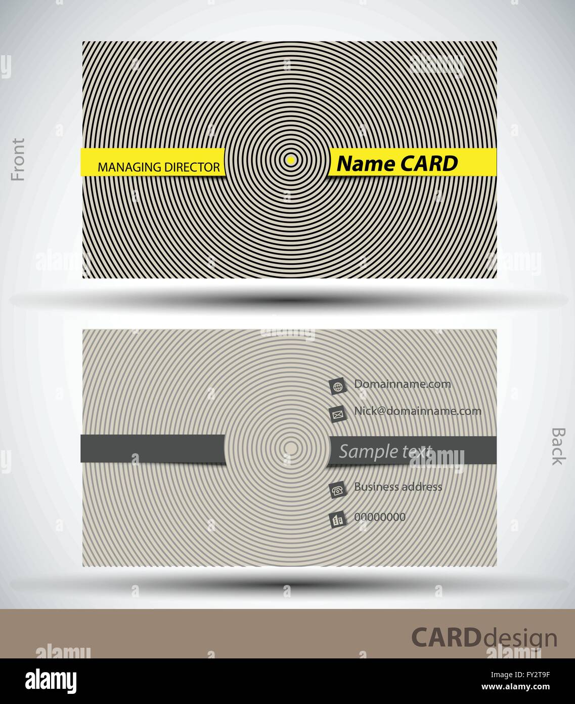 Card design template Stock Vector Image & Art - Alamy