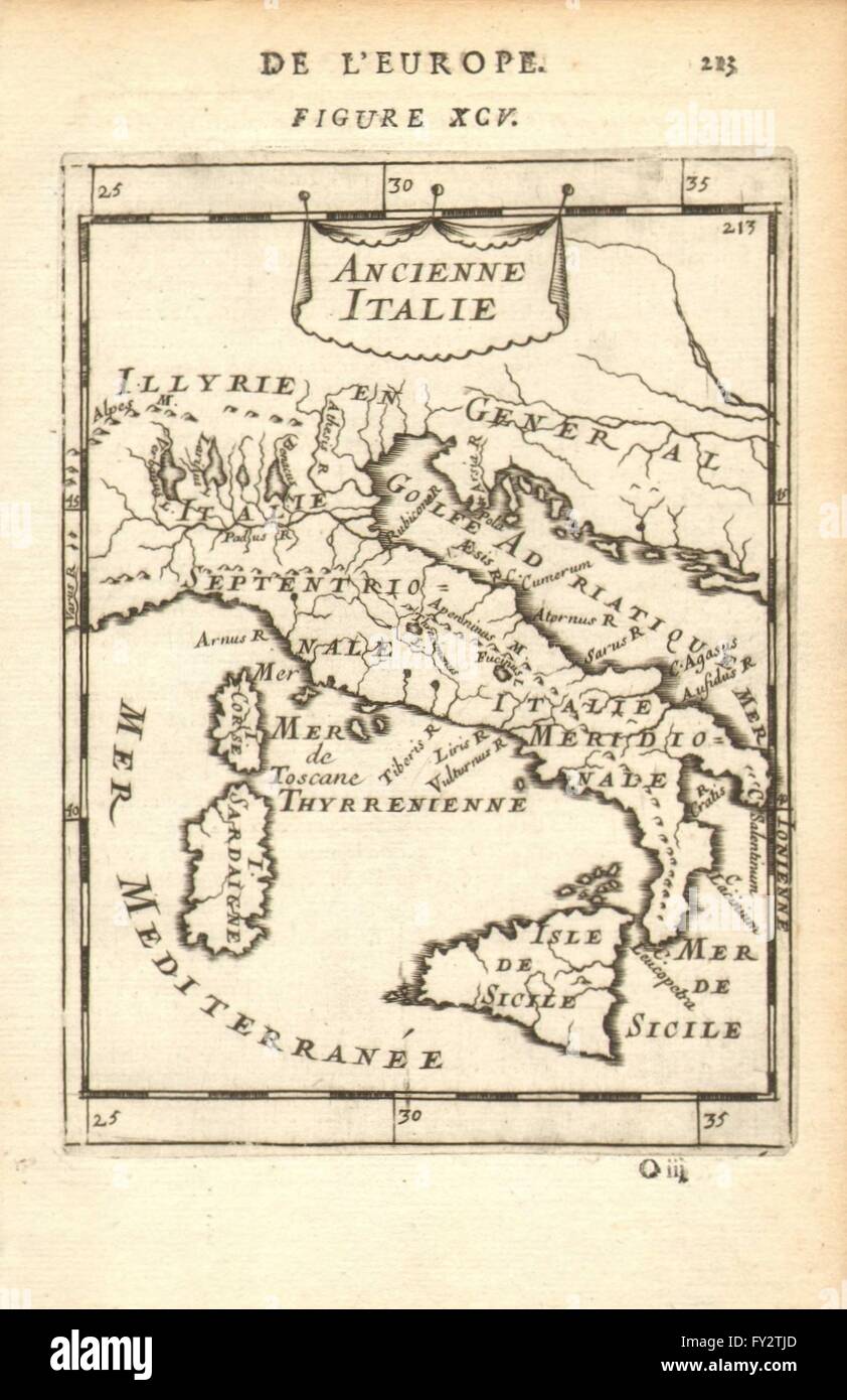17th century map of italy hi-res stock photography and images - Alamy