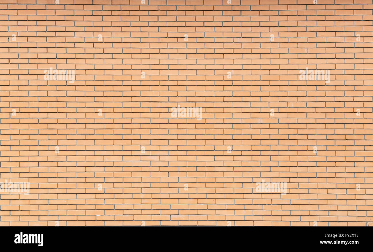 Red brick wall. Close-up picture of bricks. Stock Photo