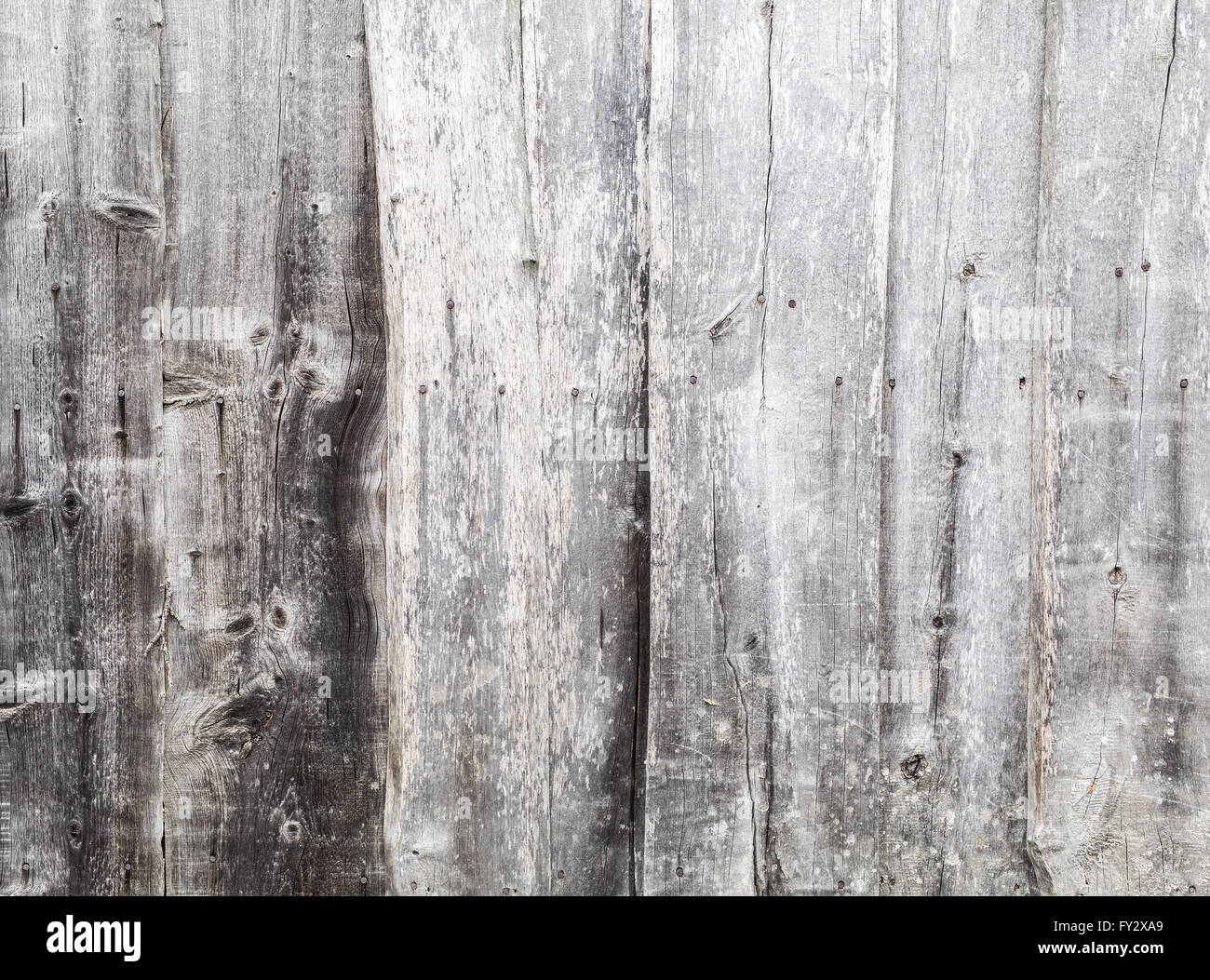 Old gray wooden background. Picture of wooden structure. Stock Photo