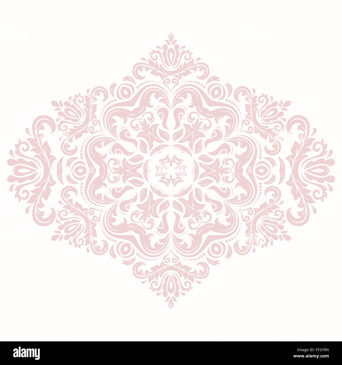 Damask Oriental Pattern Stock Photo Alamy