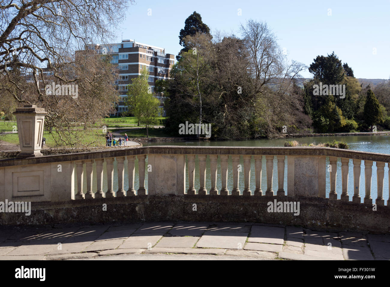 Pittville Park, Cheltenham, Gloucestershire, England, UK Stock Photo