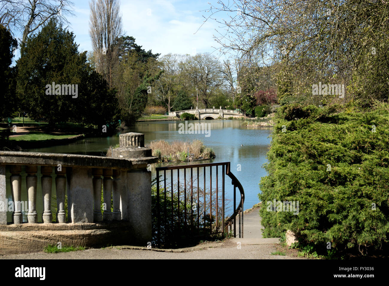 Pittville Park, Cheltenham, Gloucestershire, England, UK Stock Photo