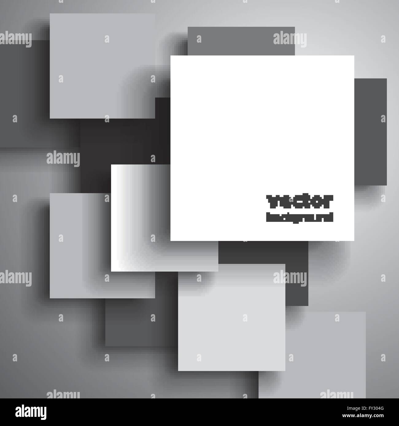 Light grey minimal paper squares hi-res stock photography and images ...