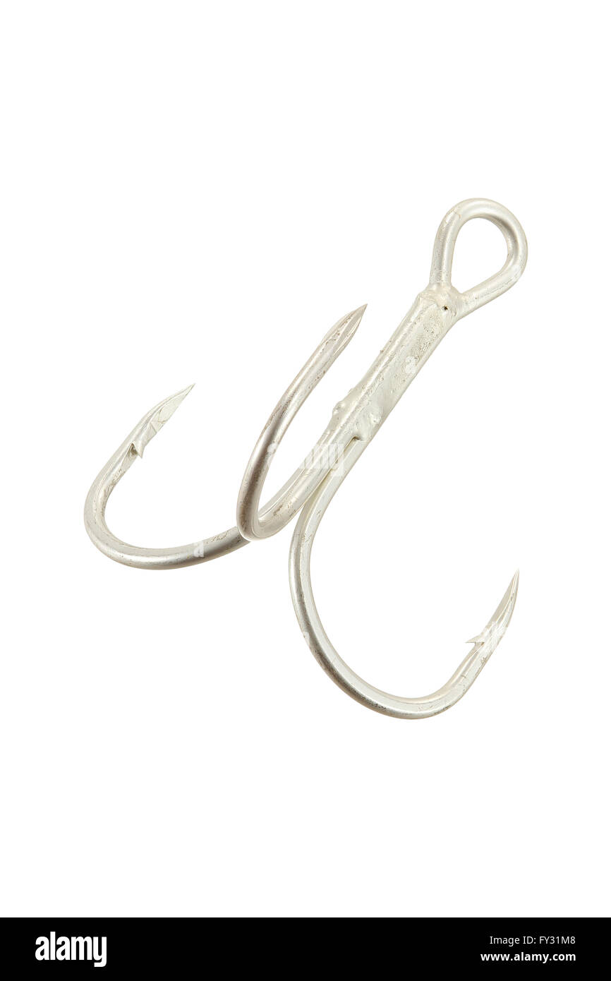 Fishing iron hooks Stock Photo Alamy