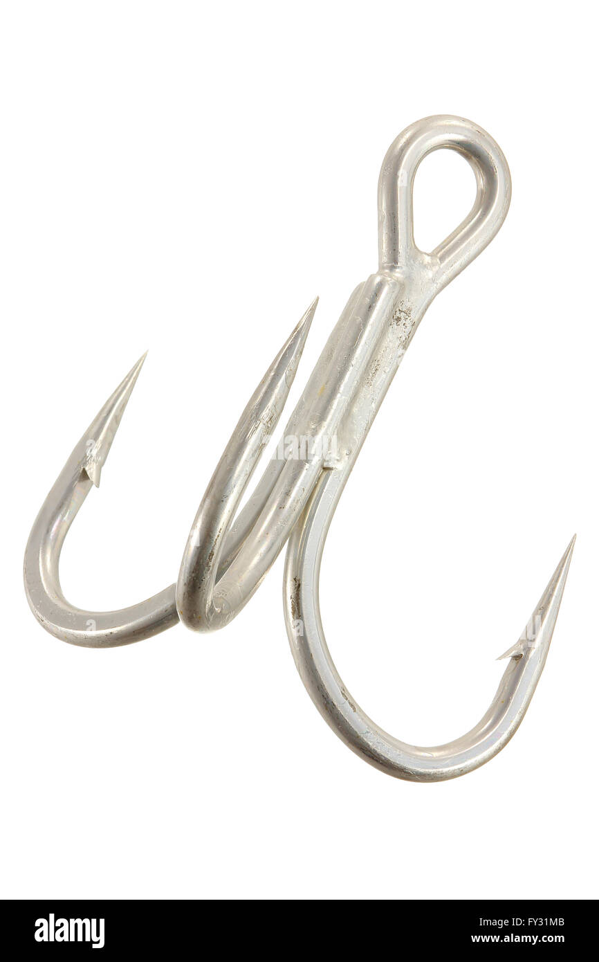 Fishing iron hooks Stock Photo Alamy