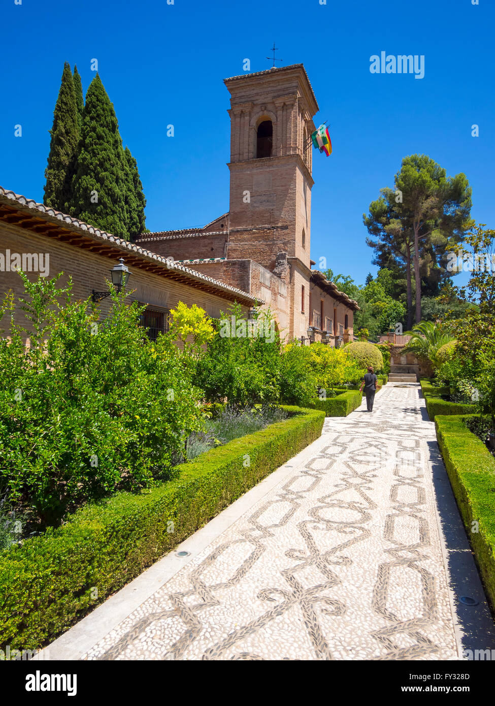 Antico convento di San Francesco, Alhambra, Granada province, Andalucía, Spain Stock Photo