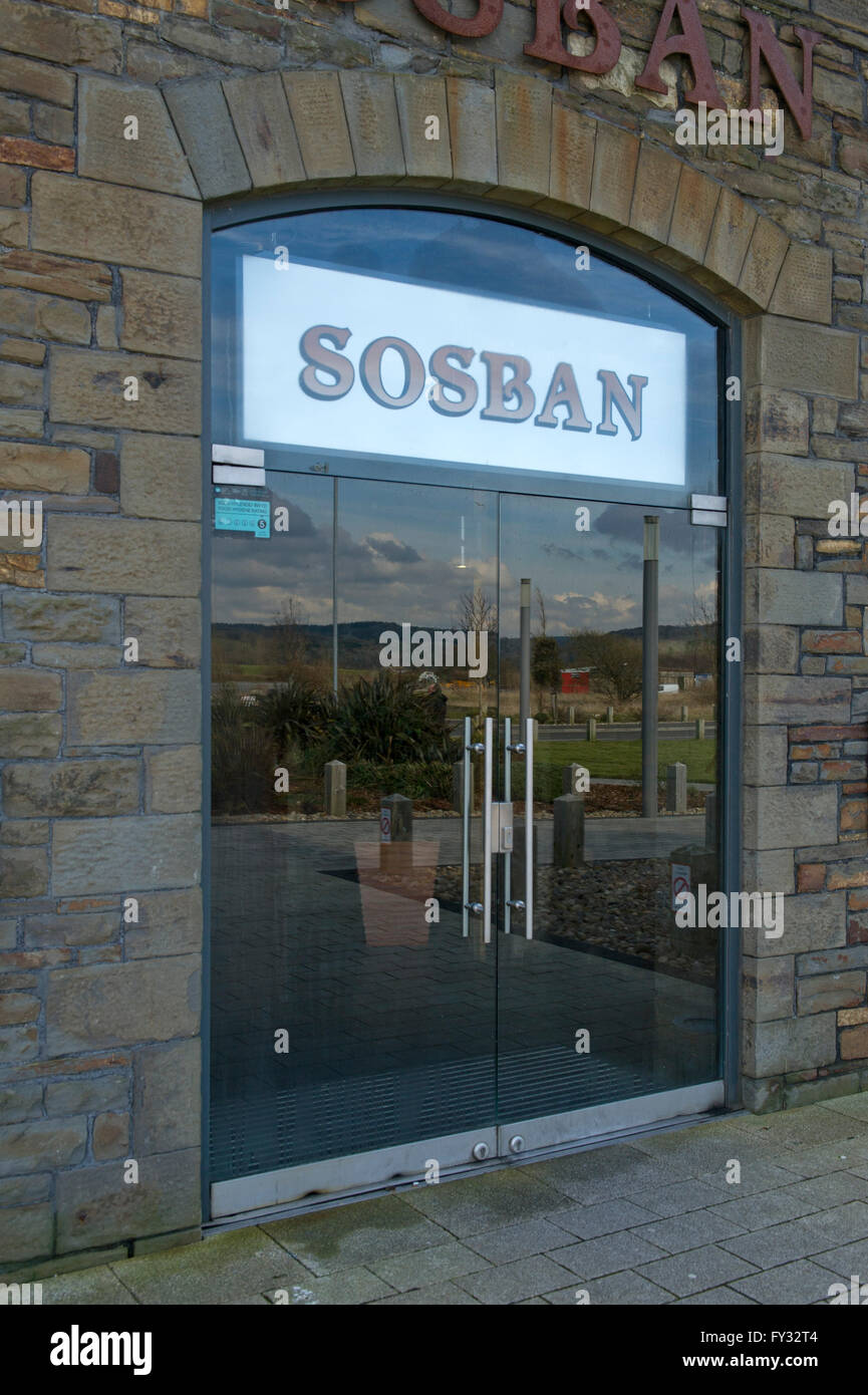 Sosban Restaurant,Llanelli, Wales, UK. Stock Photo