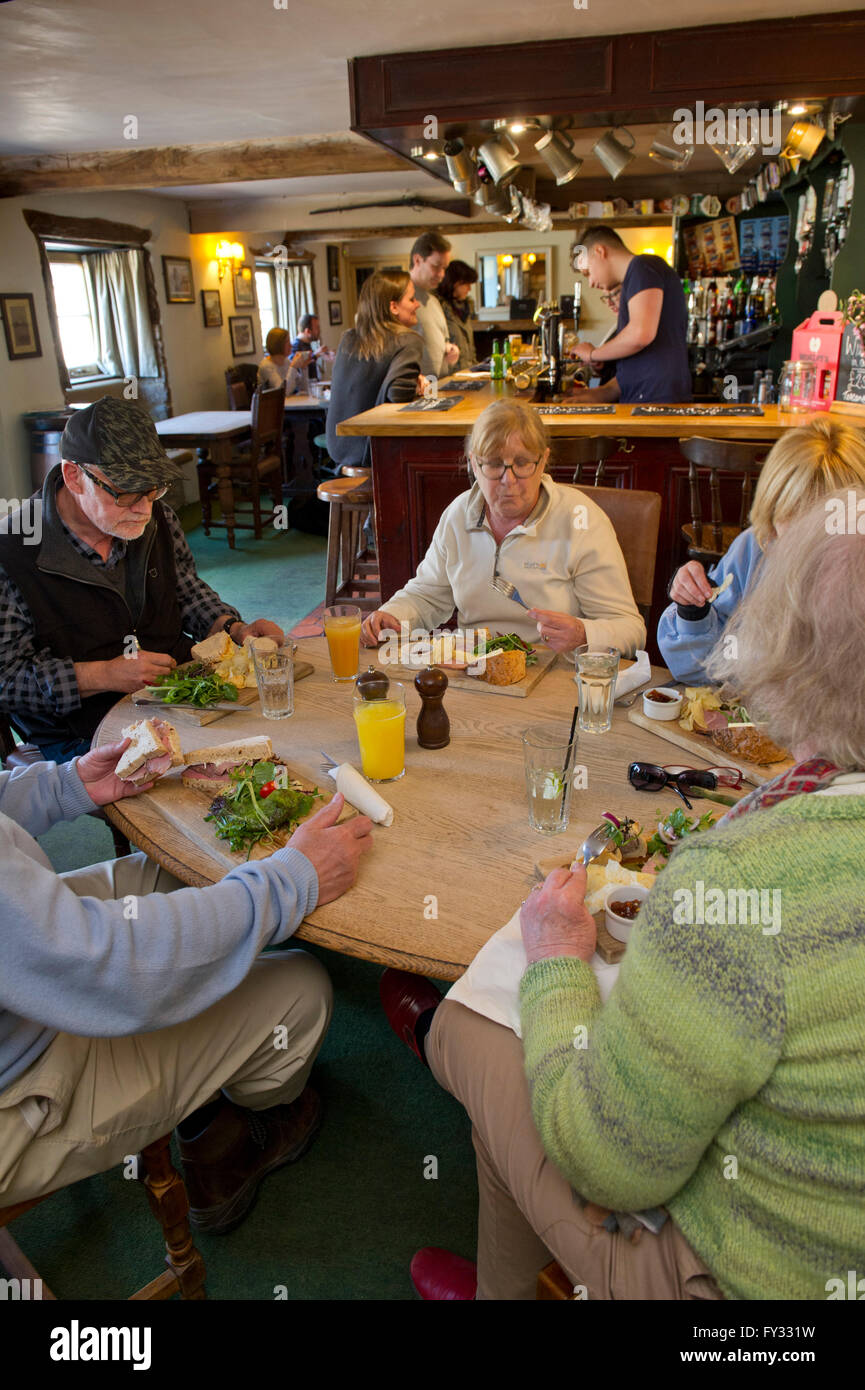 Three Horseshoes Inn, Somerset Stock Photo Alamy
