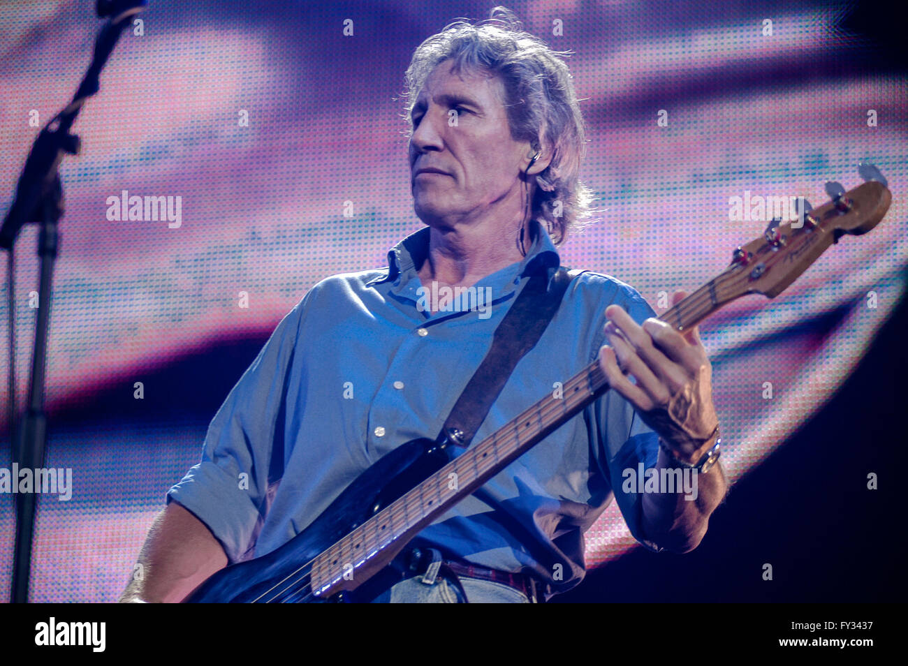 Live 8  at Hyde Park, London. 2 July 2005.oger Waters, Pink Floyd Stock Photo
