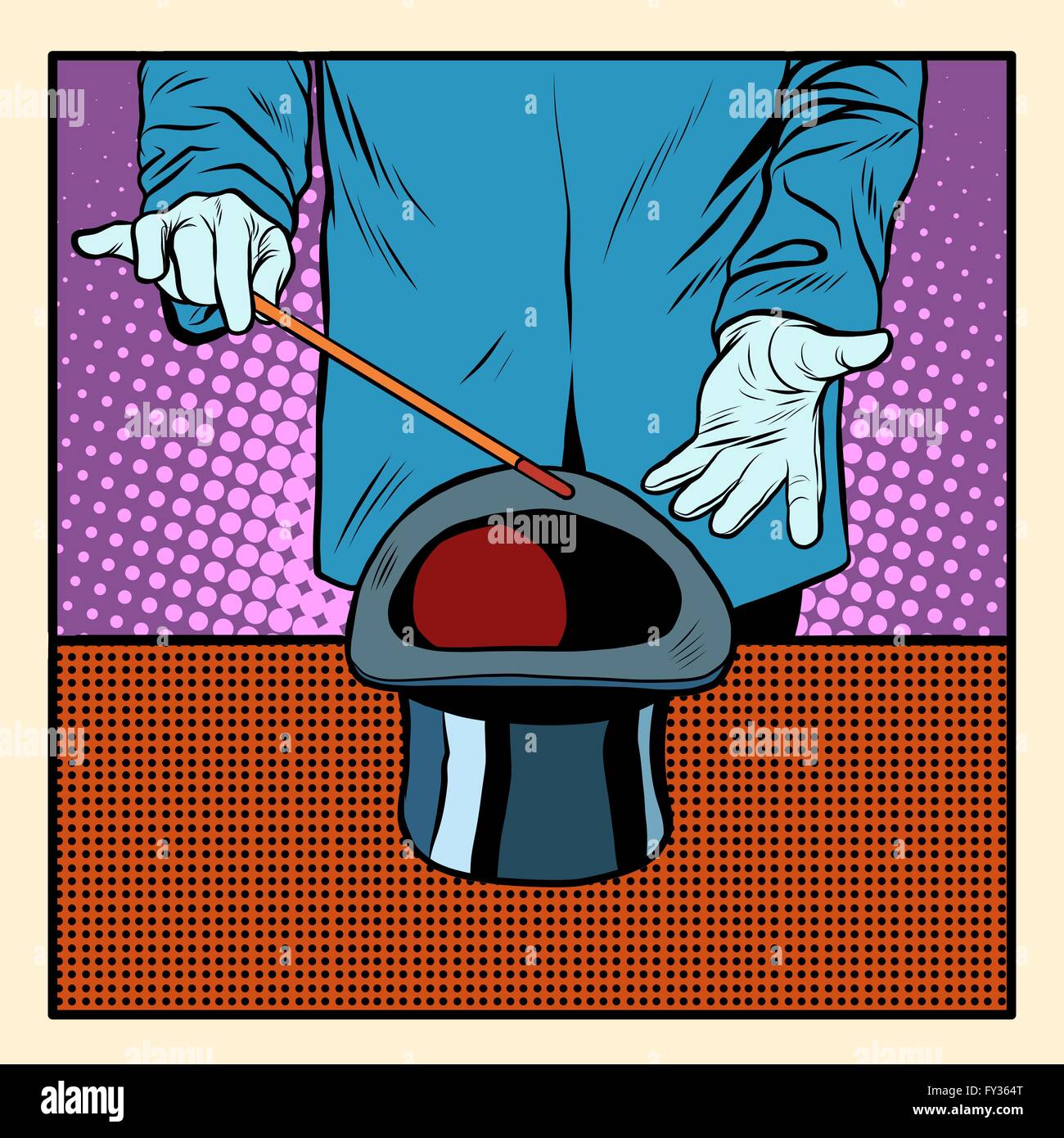 Magic trick hands Stock Vector Images - Alamy