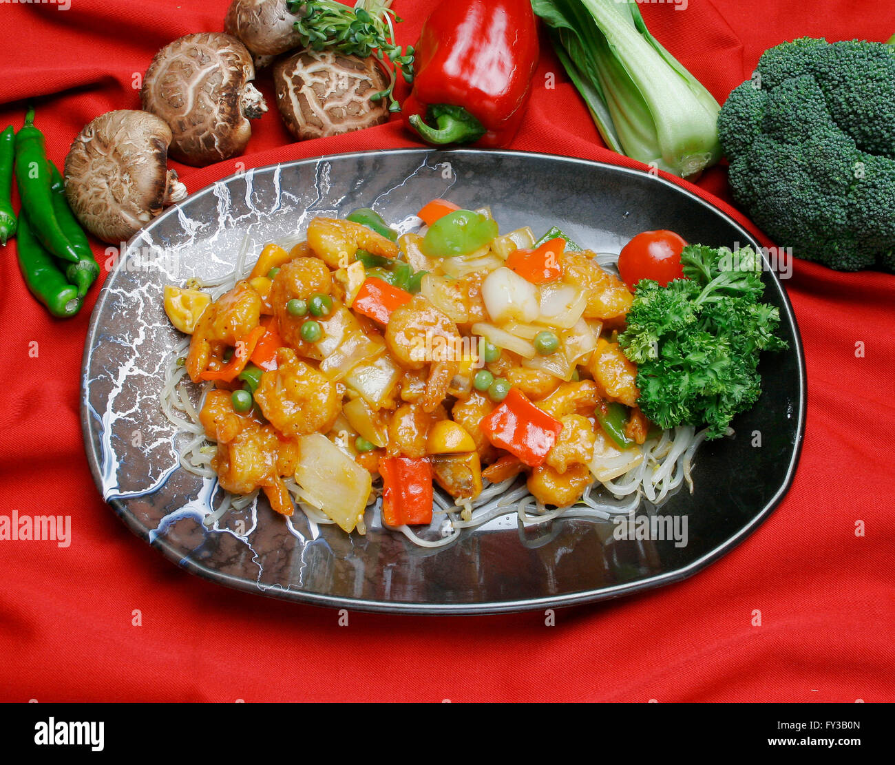 Fusion Chinese food 011 Stock Photo Alamy