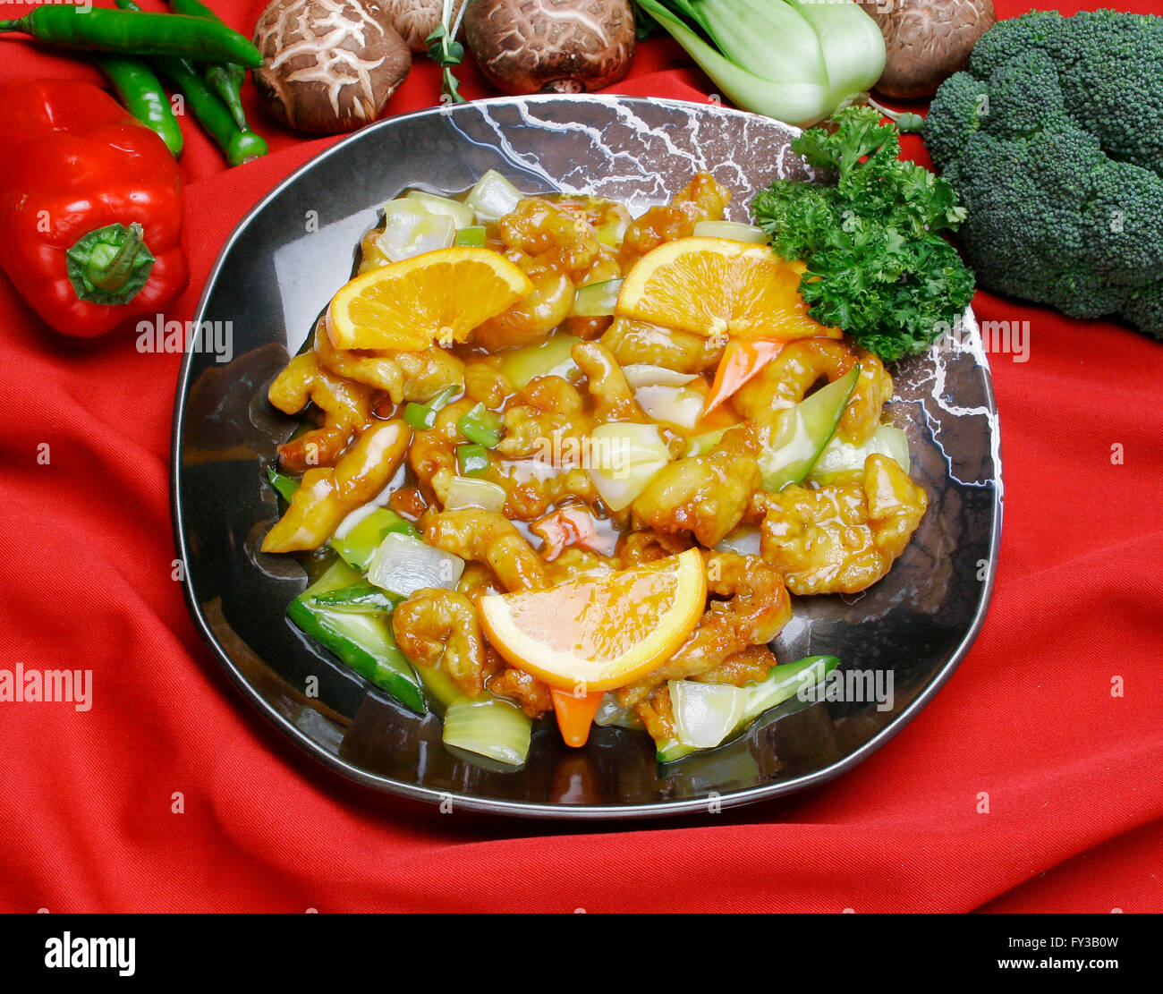Fusion Chinese food 012 Stock Photo Alamy