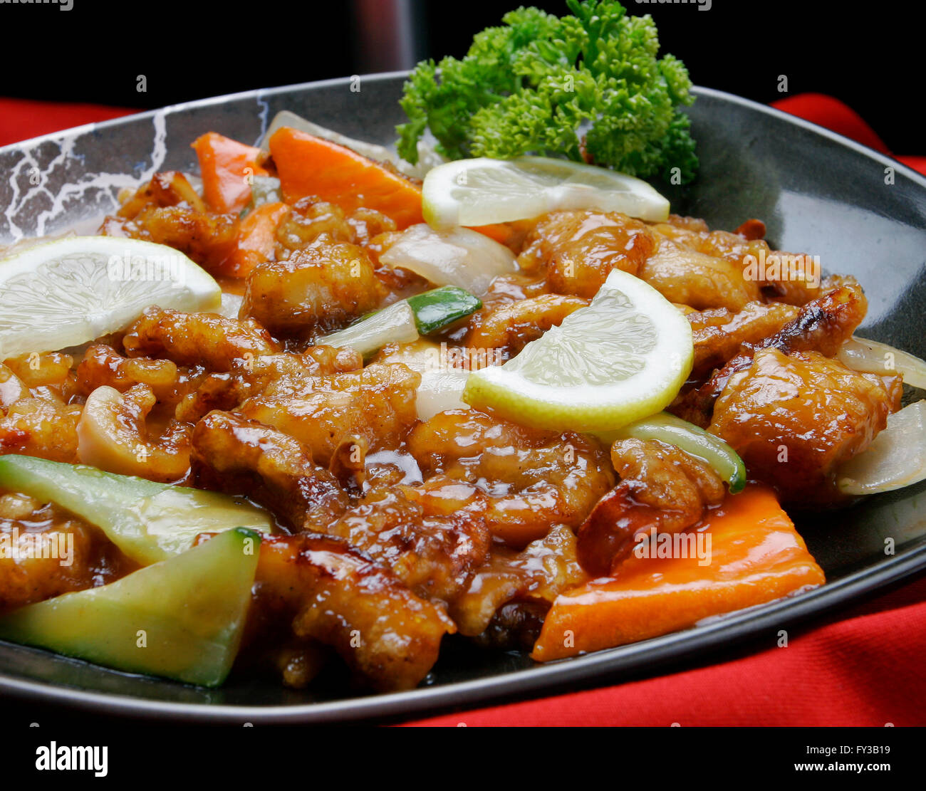 Fusion Chinese food 022 Stock Photo Alamy