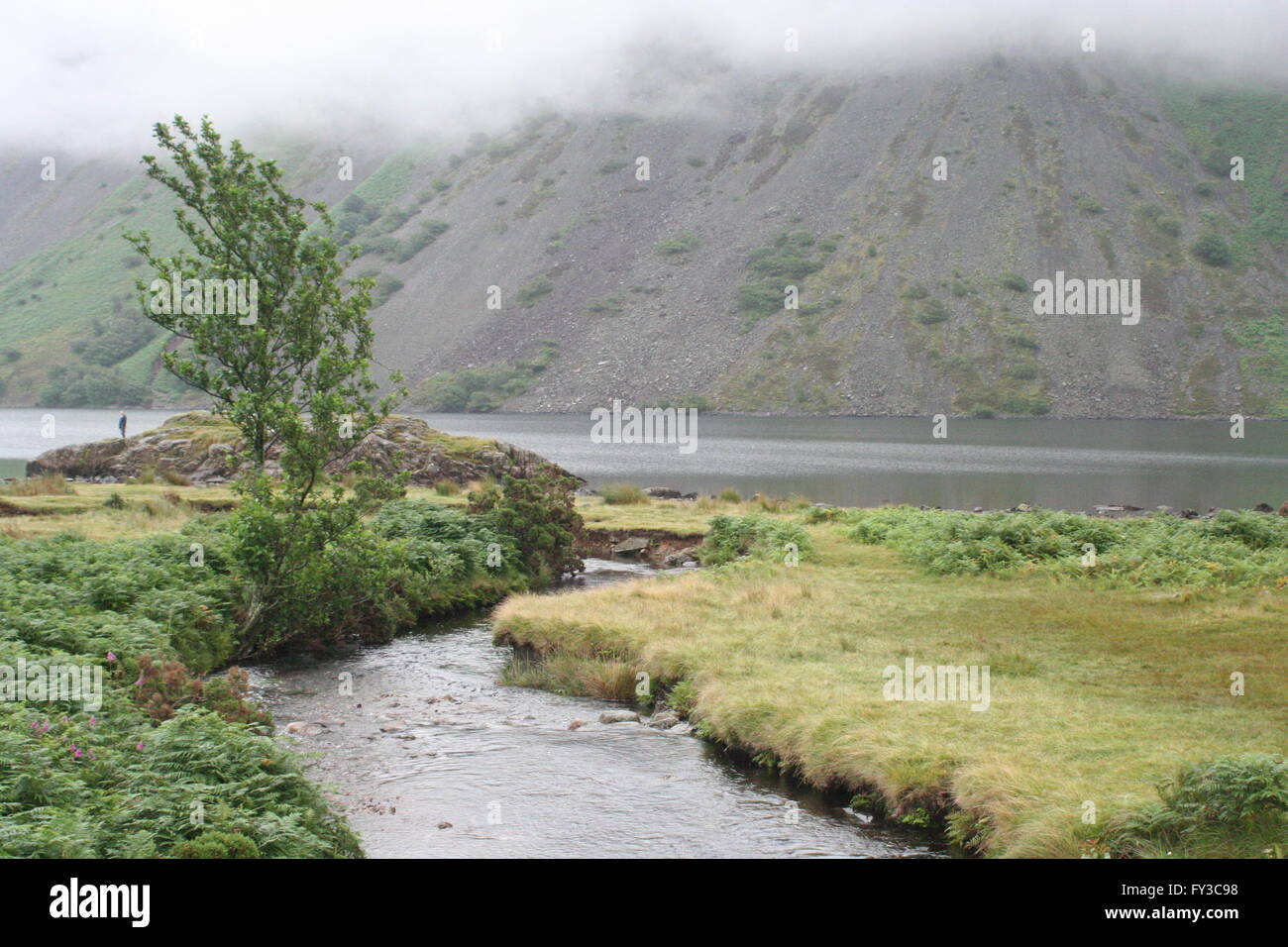 Wast Water Screes Stock Photo