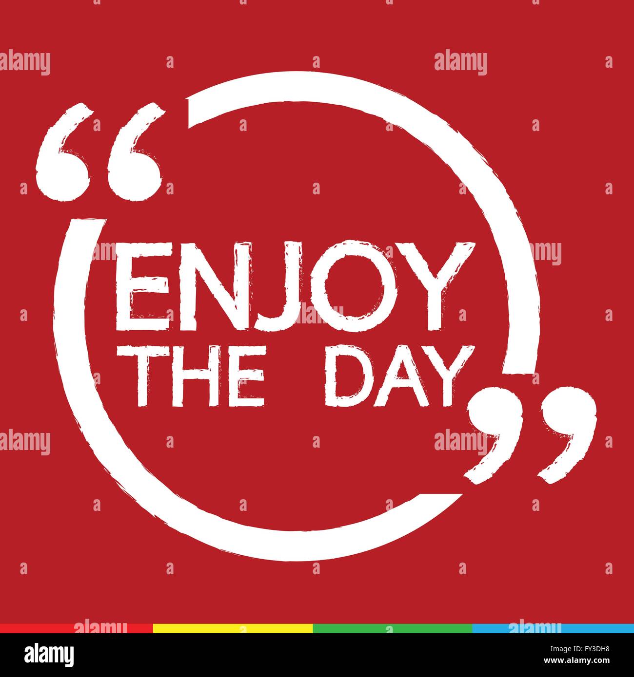 ENJOY THE DAY Illustration Design Stock Vector Image & Art - Alamy