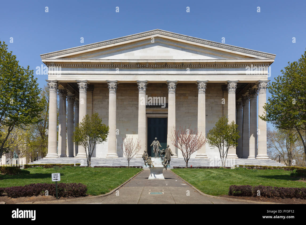 Founder’s Hall, Girard College, considered one of the finest examples of American Greek-Revival architecture. Philadelphia, Penn Stock Photo