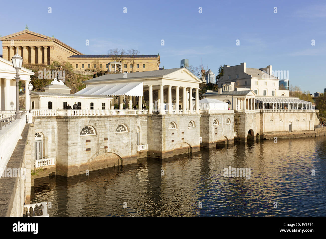 Philadelphia water works hires stock photography and images Alamy