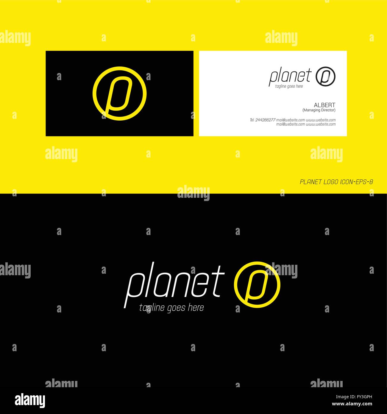 Letter P logo icon design template elements vector Stock Vector Image ...