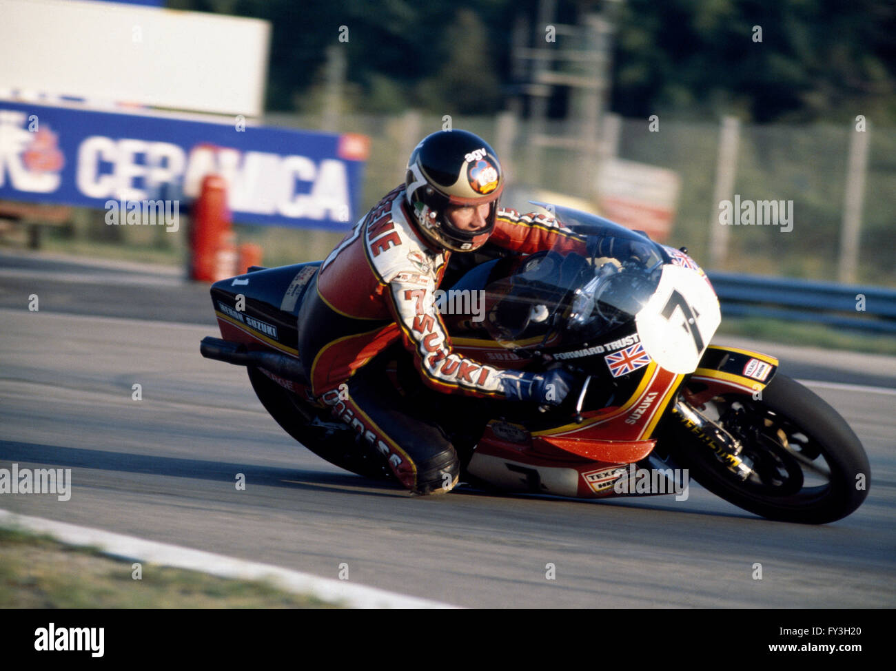 Barry Sheene. 1978 Nations motorcycle Grand Prix Stock Photo - Alamy