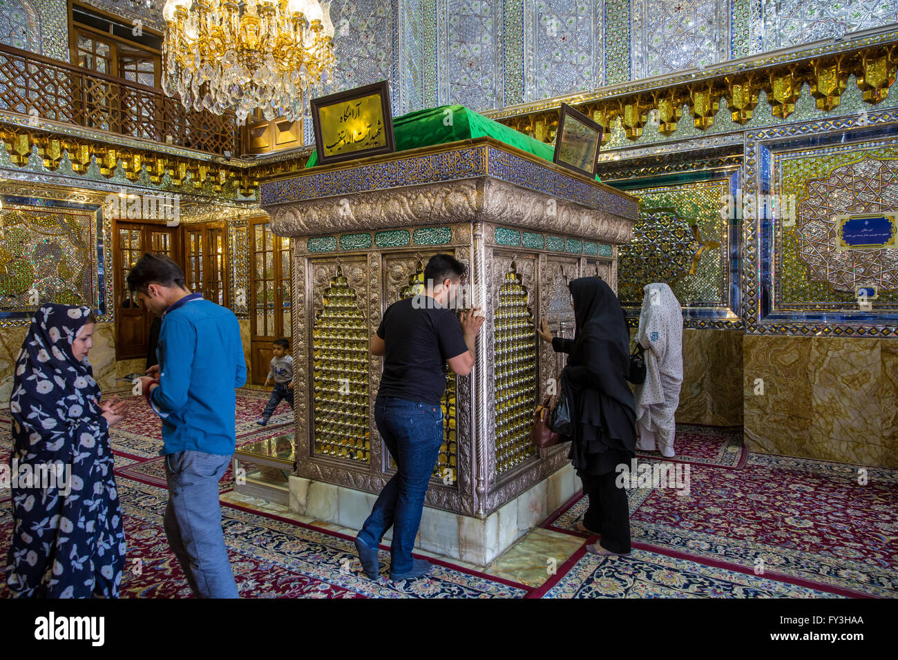 Shah-e-Cheragh complex Shrine and mausoleum in Shiraz Iran Stock Photo