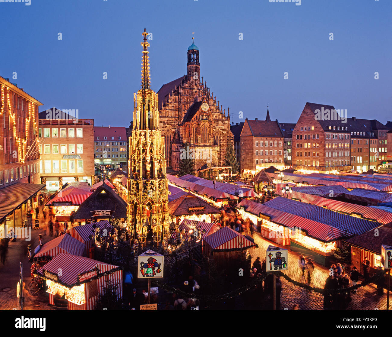 Nuremburg Christmas Market, Bavaria, Germany Stock Photo Alamy