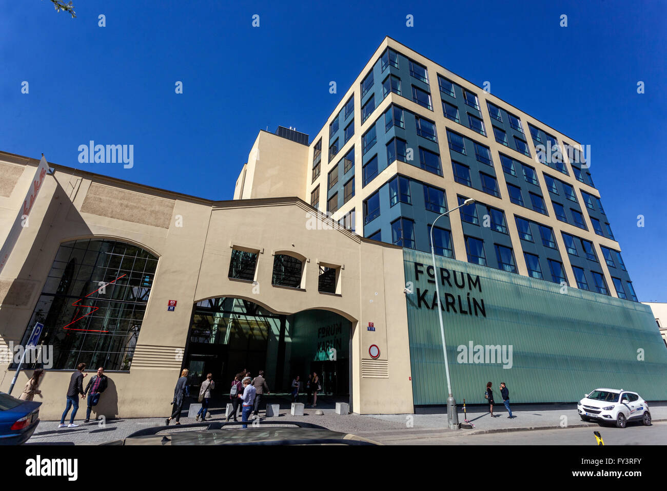 Forum Karlin Prague Czech Republic Stock Photo Alamy Forum Karlin Prague Czech Republic Stock Photo Alamy