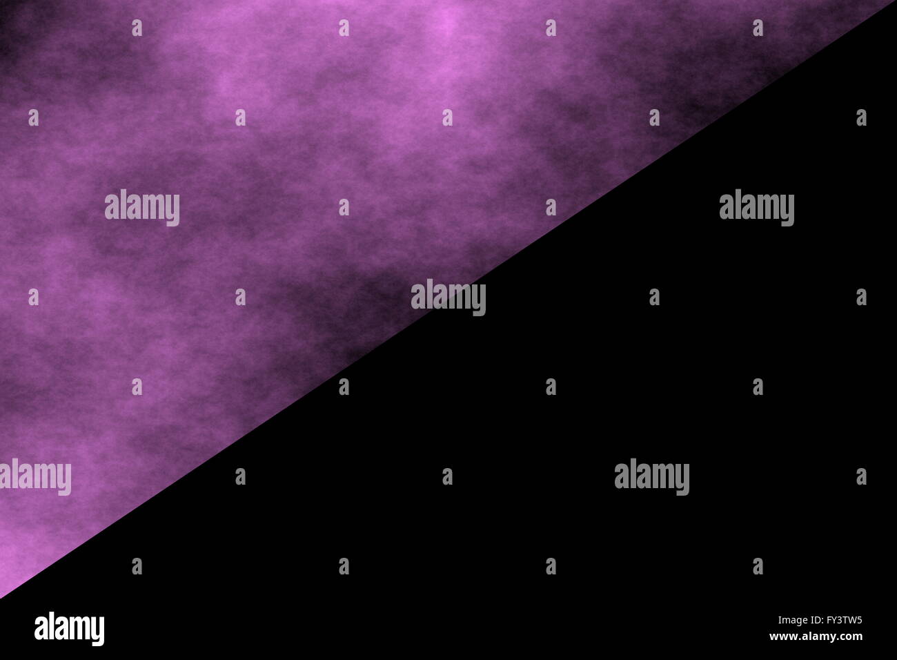 black background with half side of purple smoke Stock Photo Alamy