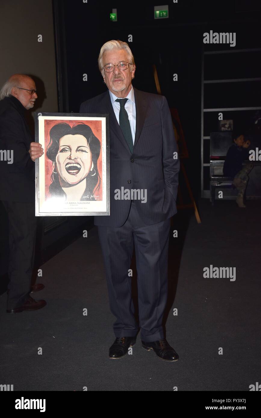 Anna Magnani Award 2016 - Gala  Featuring: Giancarlo Giannini Where: Rome, Italy When: 21 Mar 2016 Credit: IPA/WENN.com  **Only available for publication in UK, USA, Germany, Austria, Switzerland** Stock Photo