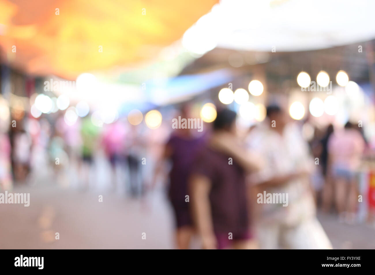 Market of purchase in a blur style for abstract design. Stock Photo