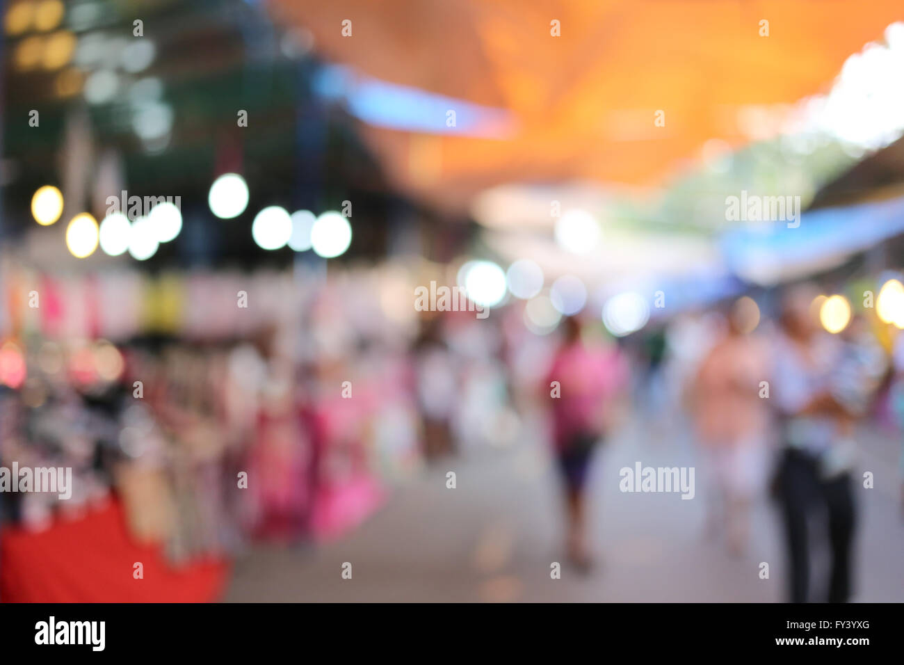 Market of purchase in a blur style for abstract design. Stock Photo