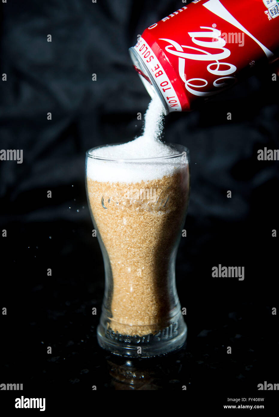 The Uk government is to tax soft drink manufacturers who put large