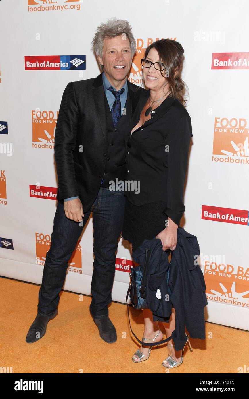 New York NY USA 20th Apr 2016 Jon Bon Jovi Dorothea Hurley At 