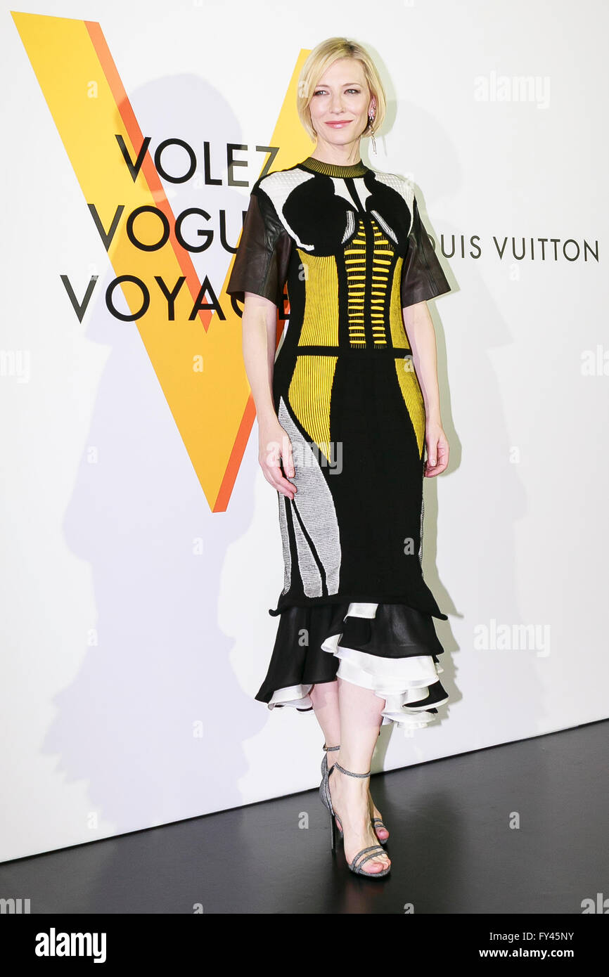 Tokyo, Japan. 21st Apr, 2016. Australian actress Cate Blanchett poses