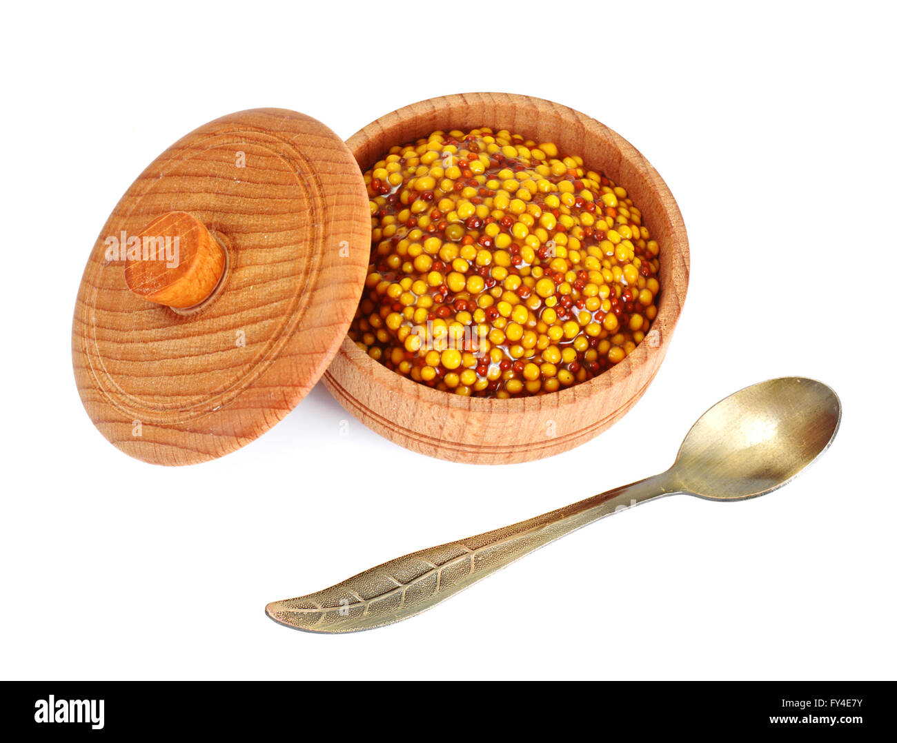 French Grain Mustard Stock Photo Alamy