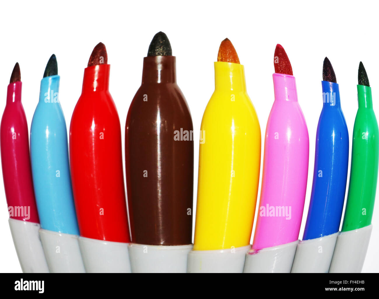 Felt Tip Pens Close Up Stock Photo Alamy