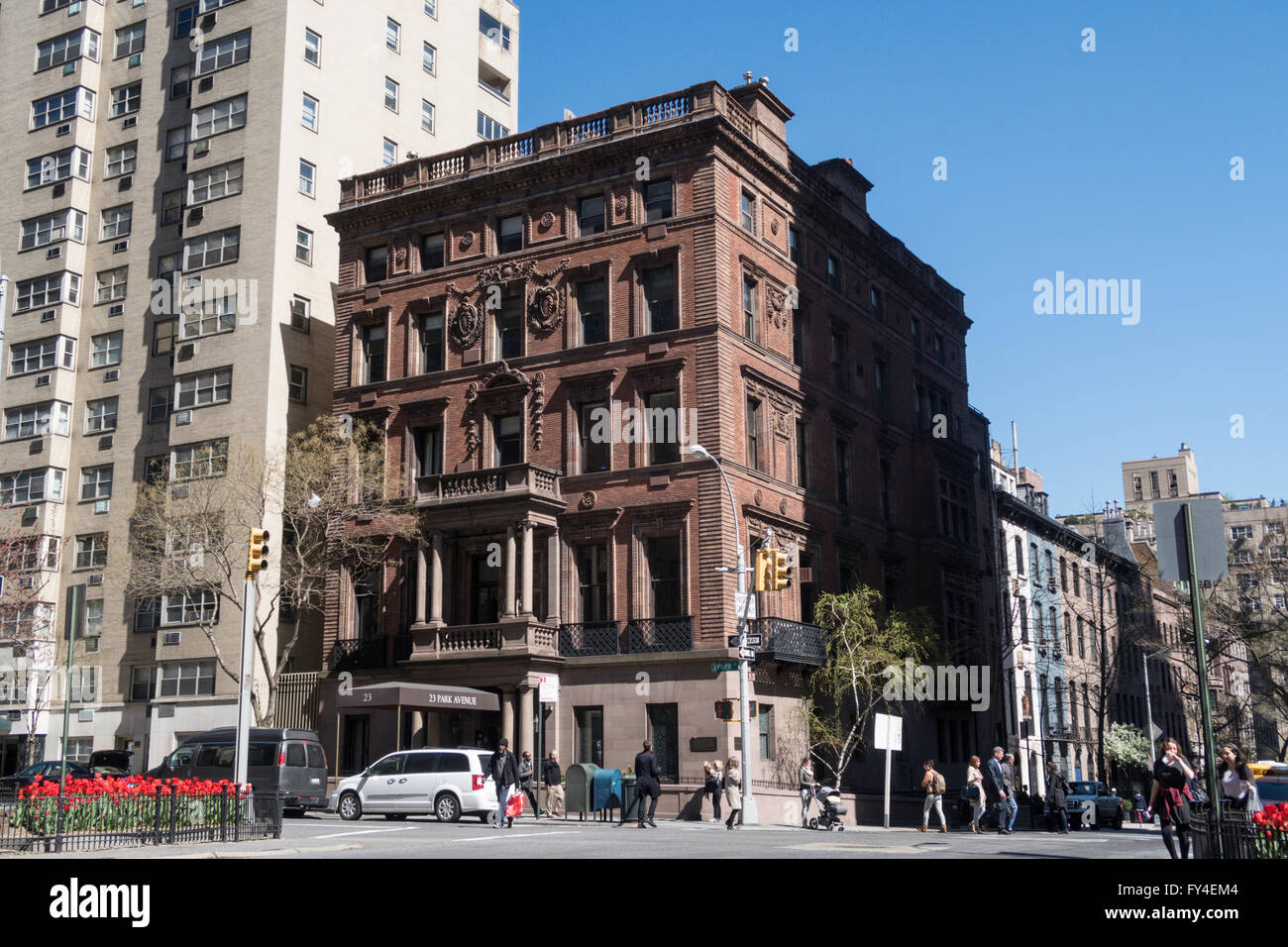 The Historic Robb House on Park Avenue, NYC, USA Stock Photo