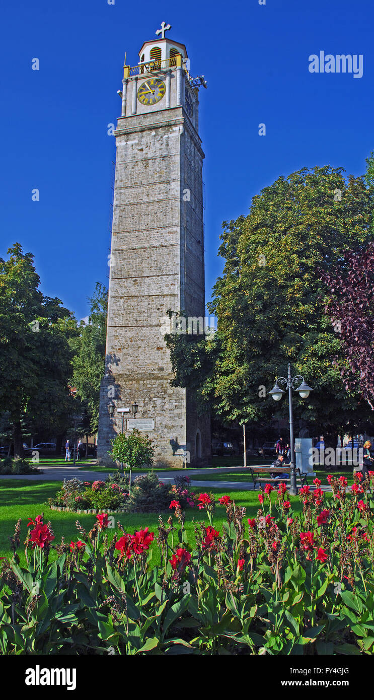 Clock Tower Building 1664, Bitola, Macedonia Stock Photo - Alamy