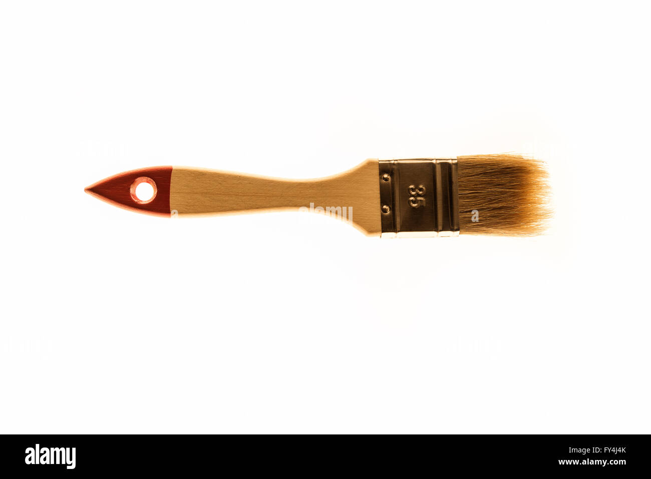 brush with wooden handle Stock Photo Alamy
