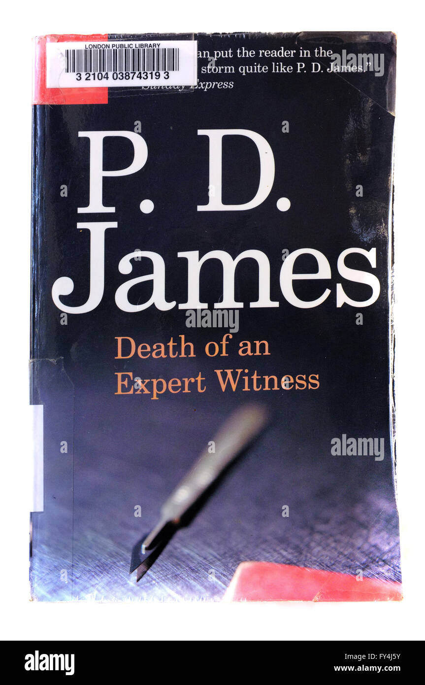 Death of an expert witness book cover hires stock photography and