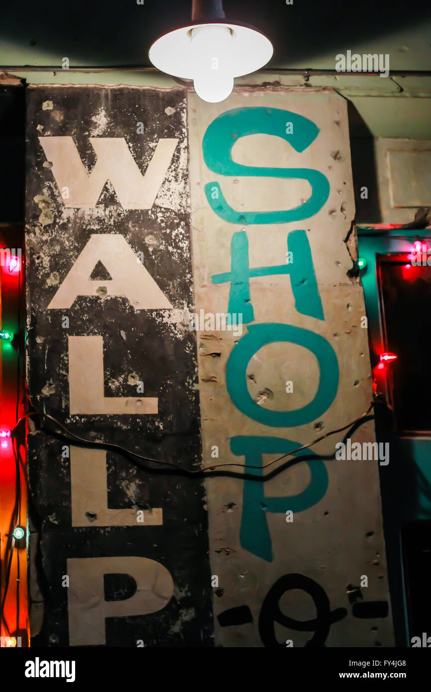 Shop front in downtown Houston Stock Photo Alamy