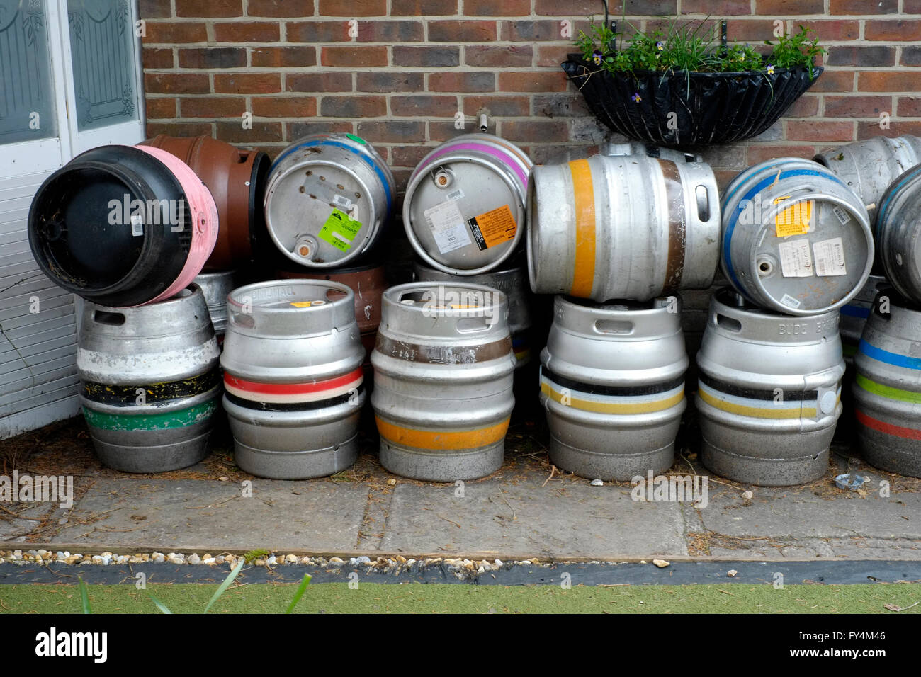 Aluminum beer barrels hires stock photography and images Alamy