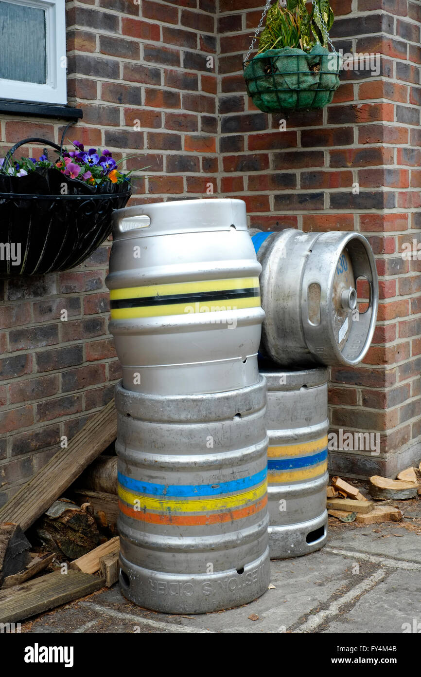 Aluminum beer barrels hires stock photography and images Alamy