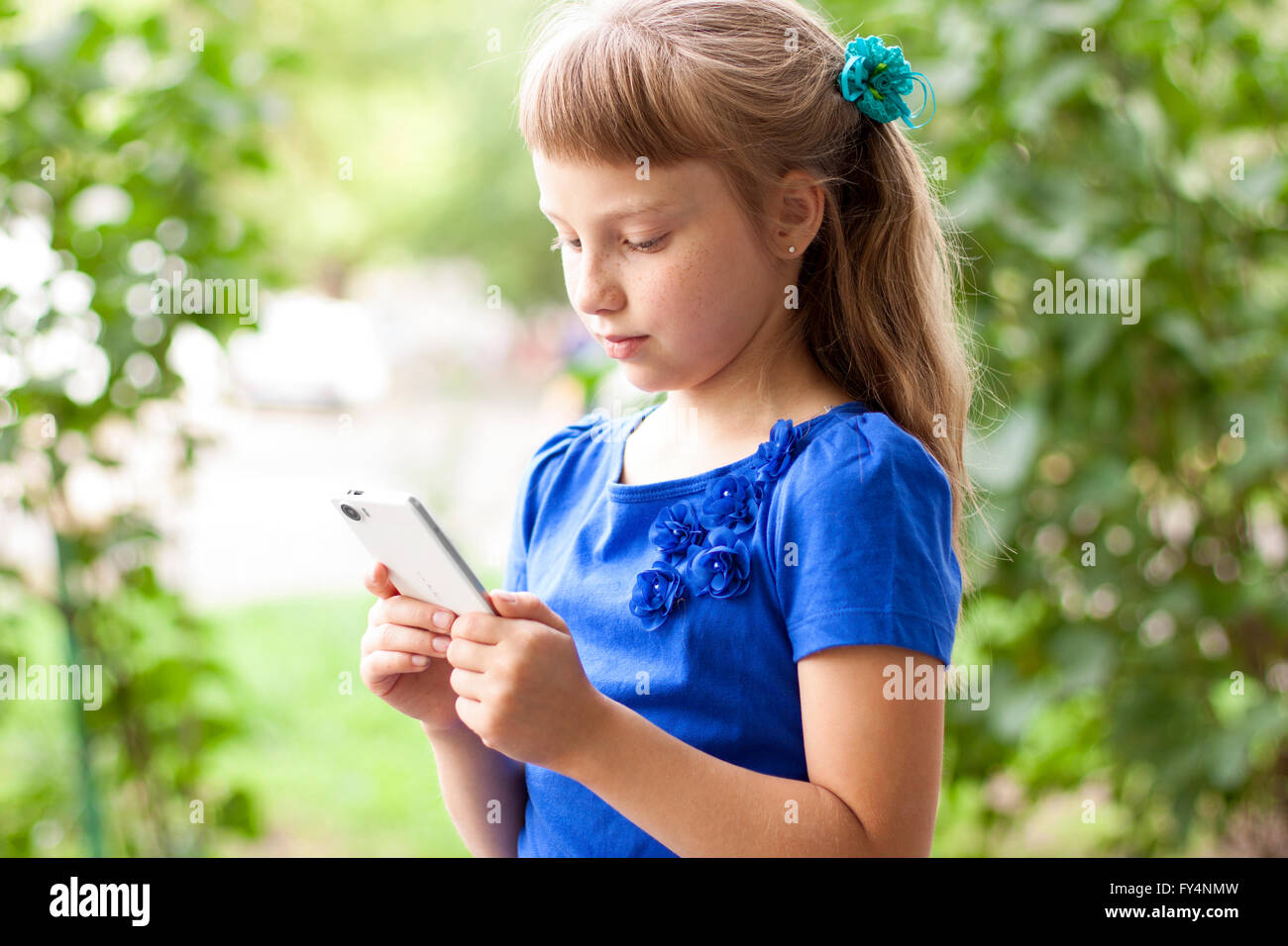 A Little Girl in a Short Summer Dress. Stock Photo - Image of childhood,  cheerful: 126046730