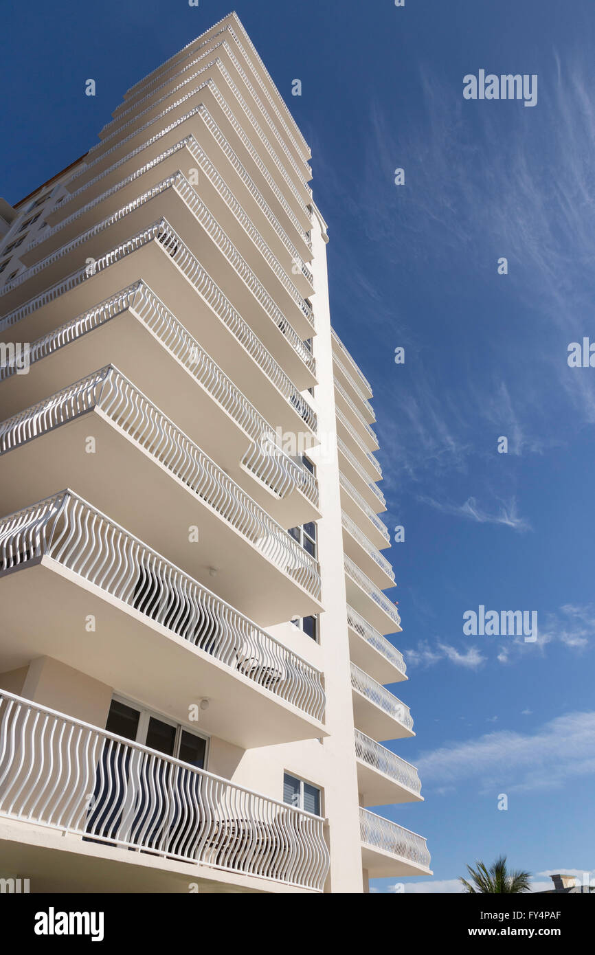 The Apartment Building, Fort Lauderdale, FL, USA Stock Photo