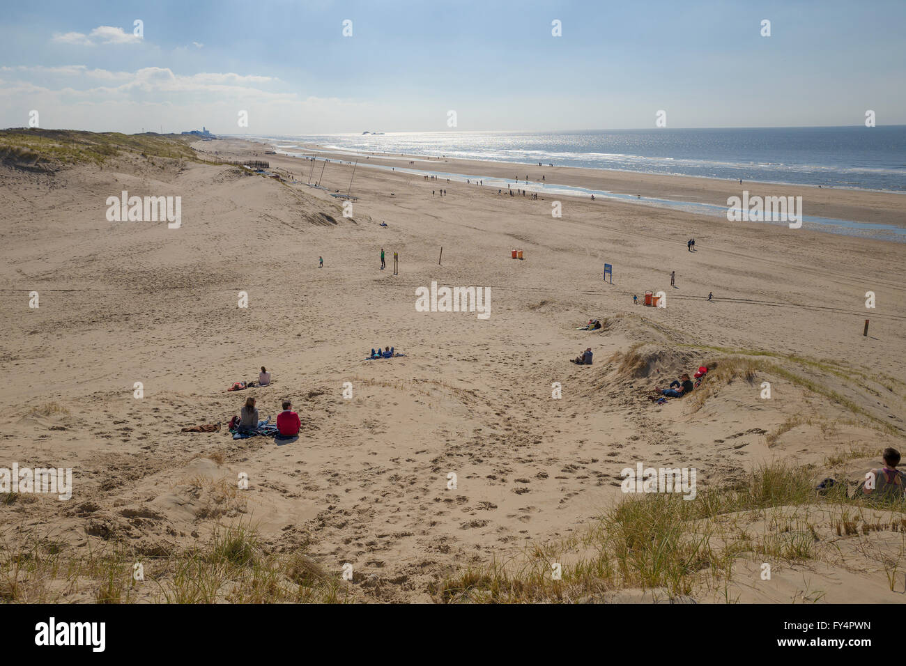 Dunes at the Dutch coast line Stock Photo - Alamy