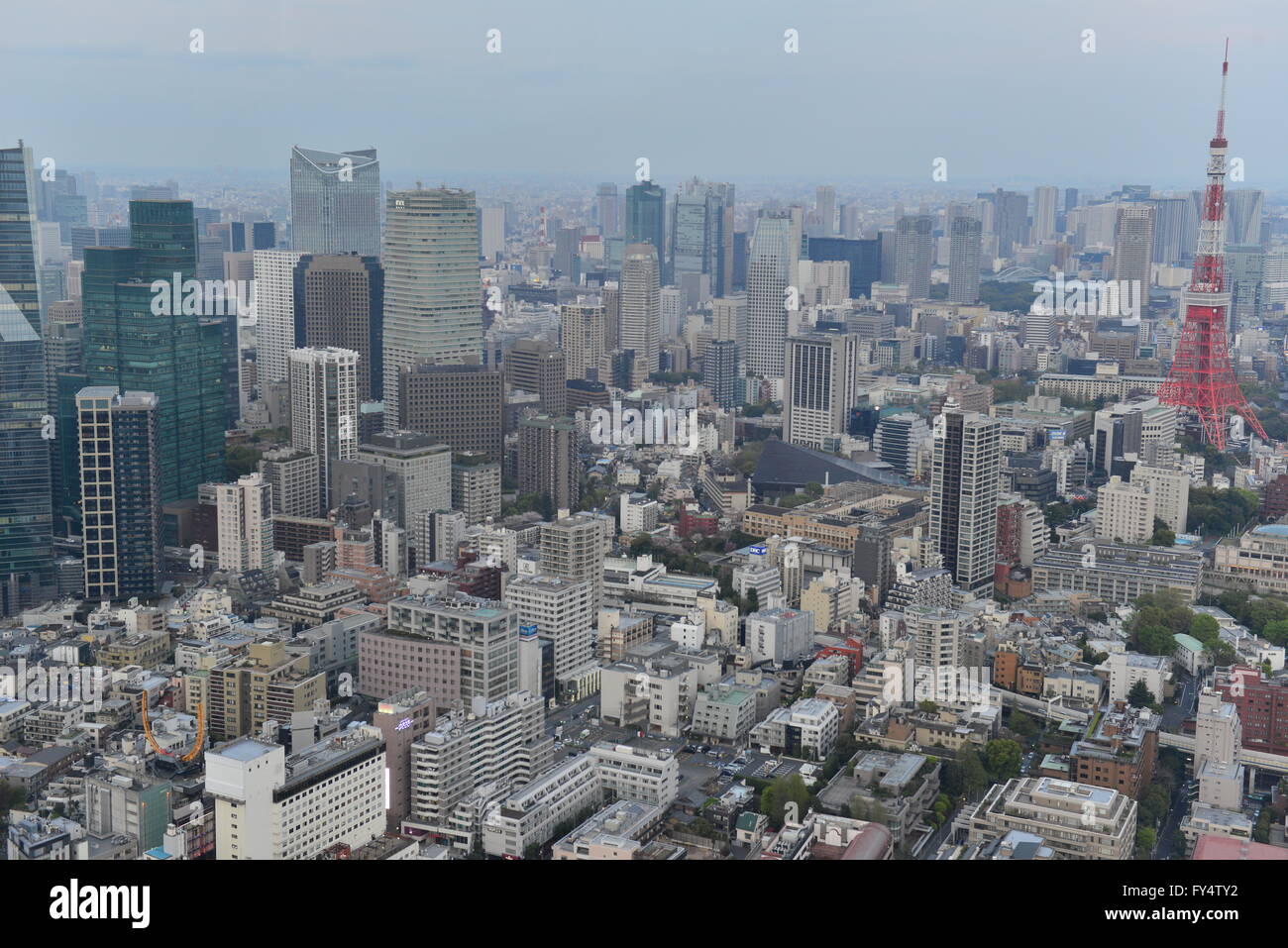 Tokyo skyline, Tokyo, Japan Stock Photo