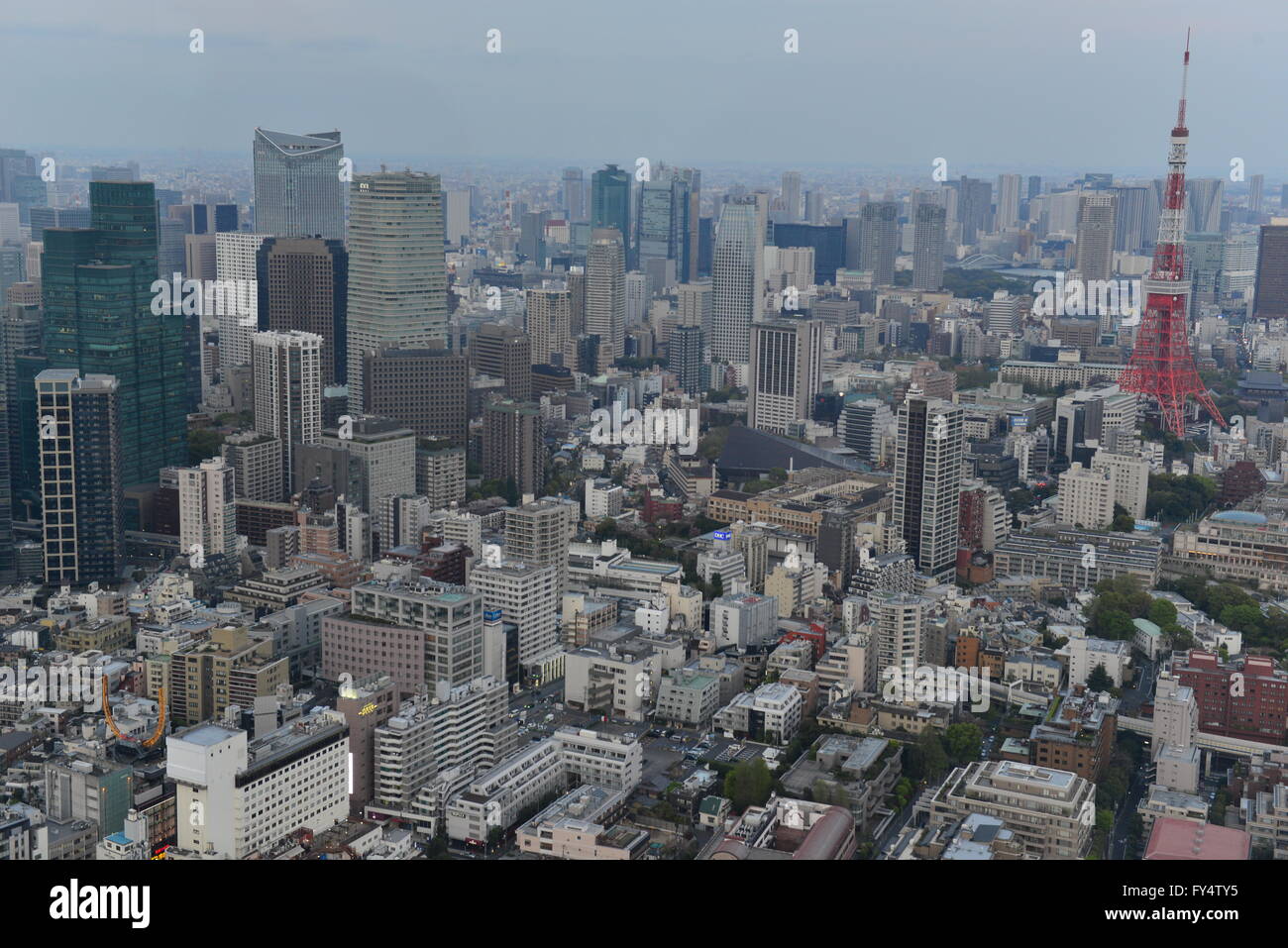 Tokyo skyline, Tokyo, Japan Stock Photo